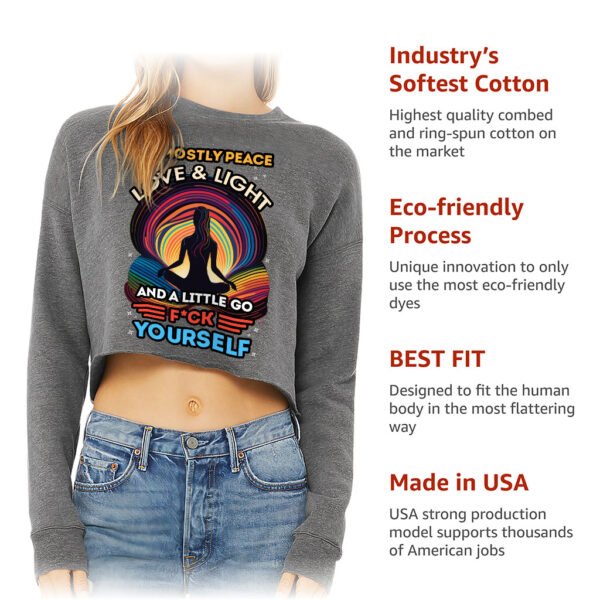 Light Cropped Sweatshirt - Image 6