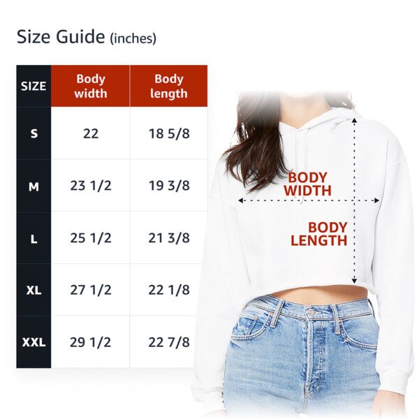 Cropped Hoodie Sweatshirt - Image 5