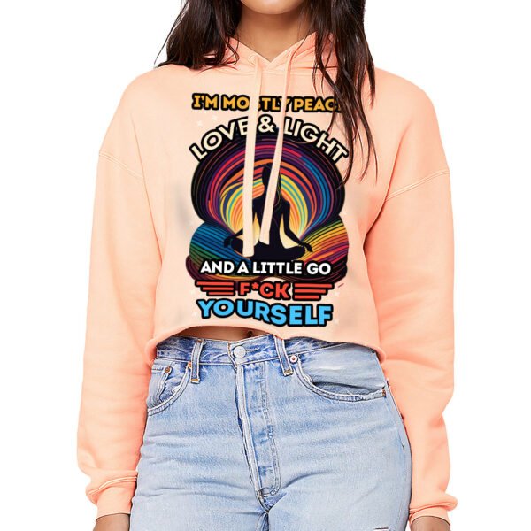 Cropped Hoodie Sweatshirt - Image 2