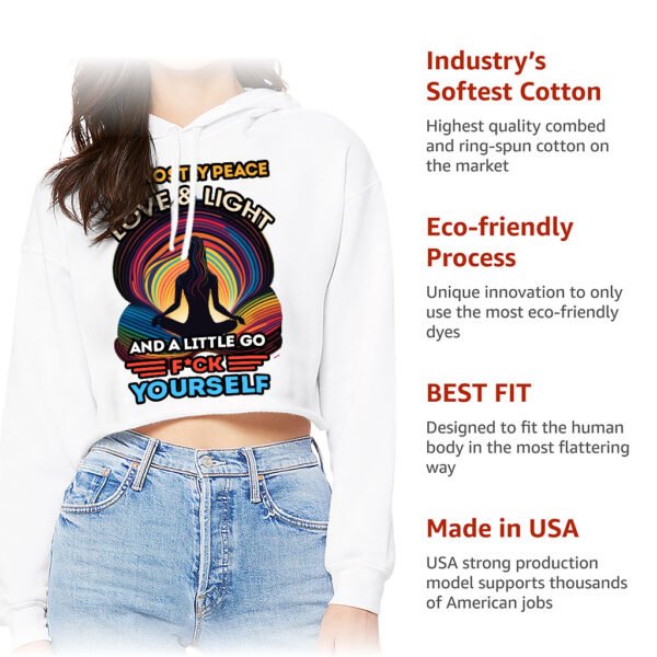 Cropped Hoodie Sweatshirt - Image 6