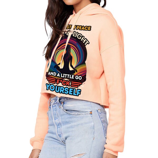 Cropped Hoodie Sweatshirt - Image 3