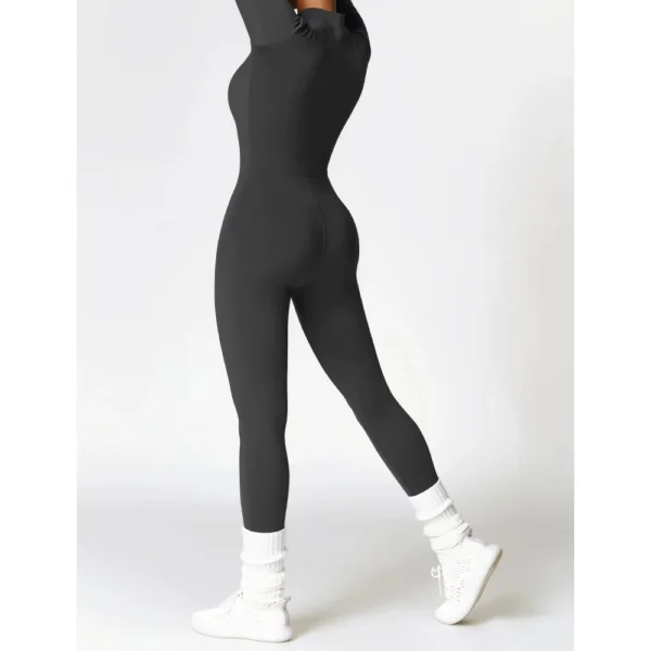 Cozy Fleece Women's Yoga Bodysuit - Image 6