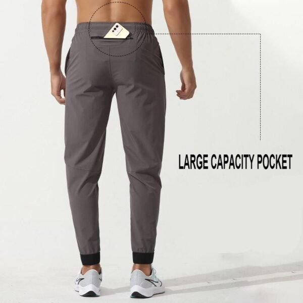 Men's Elastic Running Trousers - Image 4